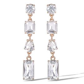 Jessica Simpson Jessica Simpson Crystal Cascade Statement Earrings
