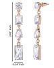 Jessica Simpson Jessica Simpson Crystal Cascade Statement Earrings - 4