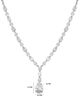 Jessica Simpson Jessica Simpson Crystal Drop Pendant Necklace - 5