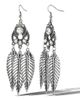 Jessica Simpson Jessica Simpson Crystal Leaf Drop Statement Earrings - 1