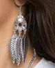 Jessica Simpson Jessica Simpson Crystal Leaf Drop Statement Earrings - 2