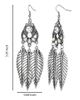 Jessica Simpson Jessica Simpson Crystal Leaf Drop Statement Earrings - 4