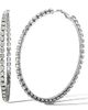 Jessica Simpson Jessica Simpson Crystal Lined Hoop Earrings - 1