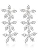 Jessica Simpson Jessica Simpson Crystal Snowflake Drop Earrings - 1