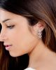 Jessica Simpson Jessica Simpson Crystal Snowflake Drop Earrings - 2