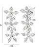 Jessica Simpson Jessica Simpson Crystal Snowflake Drop Earrings - 5