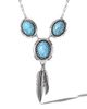 Jessica Simpson Jessica Simpson Feathers and Turquoise Necklace - 1