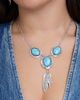 Jessica Simpson Jessica Simpson Feathers and Turquoise Necklace - 2