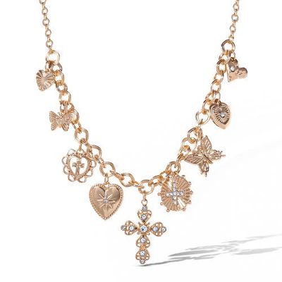 Jessica Simpson Jessica Simpson Gold Cross Necklace 