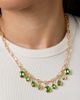 Jessica Simpson Jessica Simpson Green Gem Drop Charm Necklace - 2