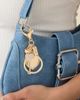 Jessica Simpson Jessica Simpson Heart & Key Charm Rhinestone Keychain - 2
