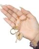 Jessica Simpson Jessica Simpson Heart & Key Charm Rhinestone Keychain - 5