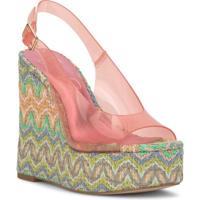 Jessica Simpson Jessica Simpson Kaliese Slingback Platform Wedge Sandal