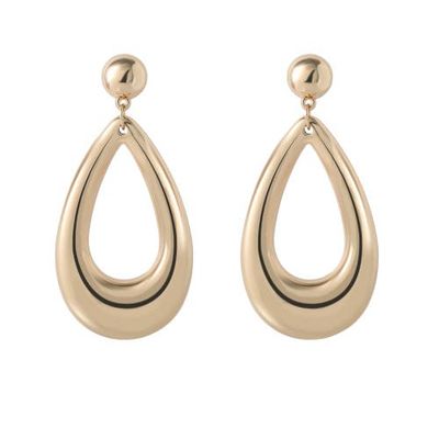 Jessica Simpson Jessica Simpson Large Teardrop Earrings Gold-Tone, Chunky Drop Earrings for Women 