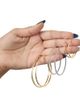 Jessica Simpson Jessica Simpson Mixed Metal Hoop Earring Set - 5