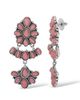 Jessica Simpson Jessica Simpson Pink Stone Statement Drop Earrings - 4