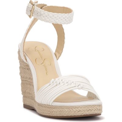 Jessica Simpson Jessica Simpson Talise Ankle Strap Espadrille Platform Wedge Sandal