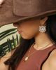 Jessica Simpson Jessica Simpson Tiger Drop Earrings with Clear Crystals - 2