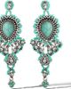 Jessica Simpson Jessica Simpson Turquiose Bead Statement Earrings - 1