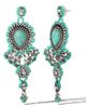 Jessica Simpson Jessica Simpson Turquiose Bead Statement Earrings - 3
