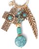 Jessica Simpson Jessica Simpson Turquoise Bead Keychain with Charms - 5