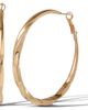Jessica Simpson Jessica Simpson Twisted Gold Hoop Earrings  - 1