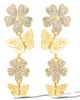 Jessica Simpson Jessica Simpson Vertical Butterfly Drop Earrings - 1