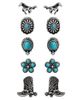Jessica Simpson Jessica Simpson Western Turquoise Earring Set - 1