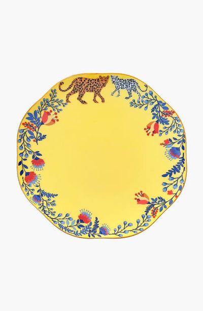 Jessie Zhao New York Jessie Zhao New York Amazon Rainforest Bone China Dinner Plate
