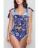 Jessie Zhao New York Jessie Zhao New York Amazon Rainforest Reversible One Piece Swimsuit - 1