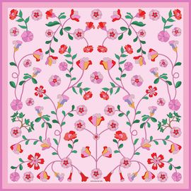 Jessie Zhao New York Jessie Zhao New York Blush Botanica Double Sided Silk Scarf