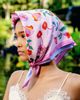 Jessie Zhao New York Jessie Zhao New York Blush Botanica Double Sided Silk Scarf - 5