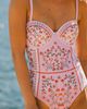 Jessie Zhao New York Jessie Zhao New York Blush Botanica One Piece Swimsuit - 5