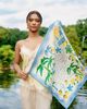 Jessie Zhao New York Jessie Zhao New York Capri Impression Double Sided Silk Scarf - 4