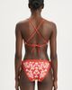 Jessie Zhao New York Jessie Zhao New York Coral Garden Reversible Triangle Bikini Top - 3