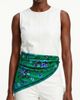 Jessie Zhao New York Jessie Zhao New York Emerald Echo Double Sided Silk Scarf - 4