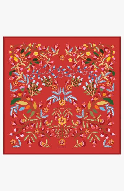 Jessie Zhao New York Jessie Zhao New York Festival Flora Double Sided Silk Scarf