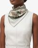 Jessie Zhao New York Jessie Zhao New York Lily Garden Double Sided Silk Scarf - 3
