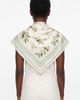 Jessie Zhao New York Jessie Zhao New York Lily Garden Double Sided Silk Scarf - 5