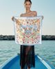 Jessie Zhao New York Jessie Zhao New York Porcelain Jardin Double Sided Silk Scarf - 2