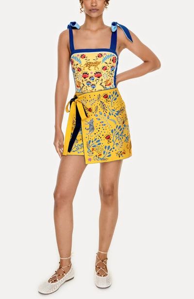 Jessie Zhao New York Jessie Zhao New York Swim Cover Up Skirt-Amazon Rainforest