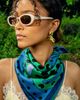 Jessie Zhao New York Jessie Zhao New York Twin Leopards Double Sided Silk Scarf - 5