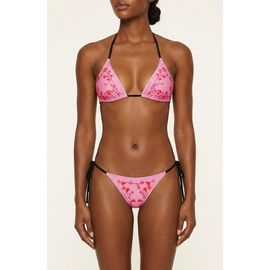 Jessie Zhao New York Jessie Zhao New York Wild Rose Reversible Triangle Bikini Top