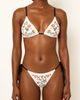 Jessie Zhao New York Jessie Zhao New York Wild Rose Reversible Triangle Bikini Top - 2