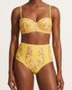 Jessie Zhao New York Jessie Zhao New York Yellow Bloom Underwire Bikini Top  - 1