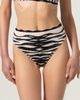 Jessie Zhao New York Jessie Zhao New York Zebra Stripe Bikini Bottom - 1