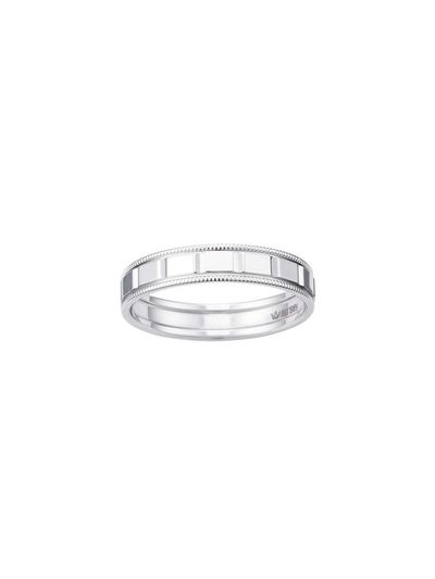 J.ESTINA 14K Beige Gold Milgrain Couple Ring (JJMBC05B2457W4160)