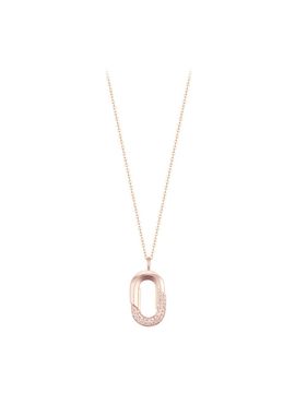 J.ESTINA 14K Rose Gold Cubic Zirconia Necklace (JJSJNQ5B1600R4420)
