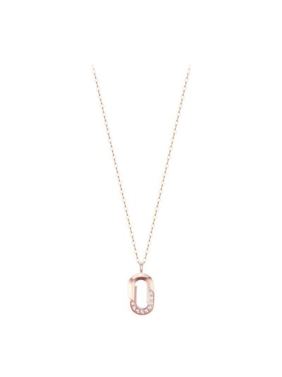 J.ESTINA 14K Rose Gold Cubic Zirconia Necklace (JJSJNQ5B1604R4420)