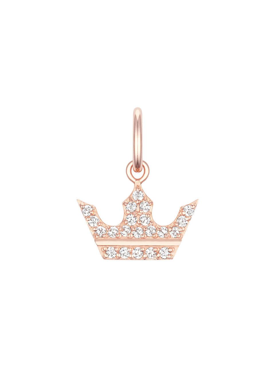 J.ESTINA 14K Rose Gold Tiara Cubic Zirconia Pendant (JJJOPQ5B2670R4000)